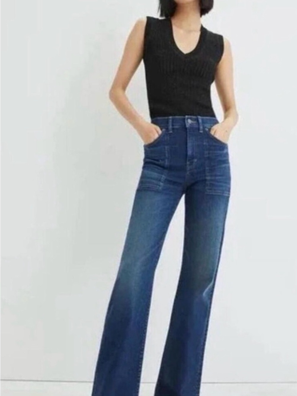 Veronica Beard Crosbie High-Waist wide leg  Women’s Jeans - Astro w 28